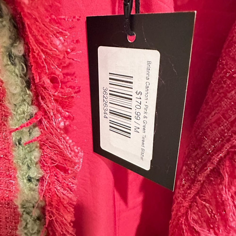 Pink and Green Pink Blazer - Picture 3 of 12